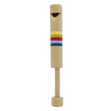 M MBAT Wooden Whistles Diacritical Sliding Piccolo Baby Musical Instrument Toy Whistling Children Small Flute Educational Toys