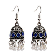 Pendientes Piercing Indian Jewelry Jhumka Tassel Earrings Women Accessories Kolczyki Silver Color Earring Trendy Party Ear rings