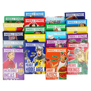 20 BOOKS Horrible Histories Blood Curdling Box of Books Collection Original English Reading Children's Books