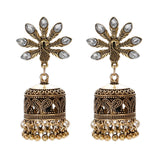 Pendientes Gypsy Ethnic Round Bells Indian Jewelry Earrings Vintage Tribe Jhumka Earrings Kolczyki Wedding Jewelry