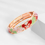 10 Colors Enameled Bracelets For Women Jewellery Cloisonne Bangle On Hand Viking Butterfly Women's Hand Bracelets Indian African