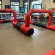 Funny Inflatable Race Car Air Track Game Pvc Toys Arena Karting Car Children Indoor Outdoor Sports Game (No Cars)