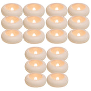 12/24 Pack Waterproof Flameless Floating Tealights Candle Electric Flickering LED Candles For Wedding Party Pool&SPA Home Decor