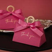 10 Pcs Wedding Candy Box Red Wedding Candy Gift Packaging Box DIY Creative Candy Box Birthday Favors Party Decor