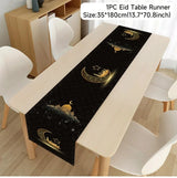 Ramadan Decor Tablecloth EID Mubarak Decor For Home 2025 Ramadan Kareem Islamic Muslim Party Eid Al Adha Gifts Happy Eid Al Fitr