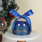 2023 Happy New Year Christmas Festival Hot Gold Semicircle Transparent Hug Bucket Gift Box Empty Candy Chocolate Packaging Box