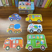 Kids Animal Puzzles for Toddlers 1 2 3 Years Boys Girls Learning Animals Memory Card Matching Game Educational Toys For Children