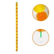 Marigold Garlands Artificial Flower for Indian Decoration Diwali Day of The Dead Halloween Party Festival Wreath Ornament