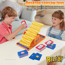 NEW Tilt n Shout Shake Stilt Board Chessboard Battle Answering Desktop Toys Card Parent Child Interact Game Boys girls Toy Gift