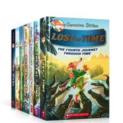 7 Books Geronimo Stilton Journey Through Time Humor Brave Comic Fiction Parent Child Kids Story English Picture Story Book