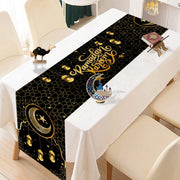 Ramadan Kareem Table Runner Ramadan Decor For Home 2026 Tablecloth Ramadan Kareem Islamic Muslim Party Supplies Eid Al-Fitr Gift