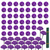 10-100PCS Marigold Garland for Diwali Wedding Decoration Artificial Marigold Flowers for Fiesta Day of The Dead Mexican Party