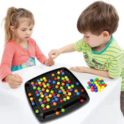 Rainbow Ball Elimination Board Game Fun Rainbow Ball Elimination Color Matching Toy Parent-child Interaction Tabletop Chess Game