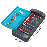 1pc Logic Reasoning & Password Cracking Puzzle Tabletop Decompression Game, Board Games for Kids
