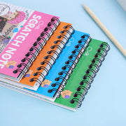 4 Colors Available 10-Page Scratching Painting Book Children Early Education Art Kit Toys Complimentary Painted Bamboo Skewers