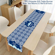Ramadan Table Runner Eid Mubarak Decor For Home 2025 Tablecloth Islamic Muslim Party Supplies Ramadan Kareem Eid Al-Fitr Gifts