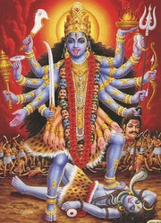 Shiva Parvati Posters Indian Religious Wall Art Canvas Paintings Vishnu Modern Living Room Home Decoration Pictures Frameless