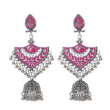 Pendientes Gypsy Ethnic Round Bells Indian Jewelry Earrings Vintage Tribe Jhumka Earrings Kolczyki Wedding Jewelry