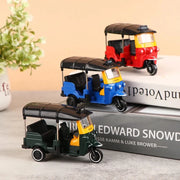India Tuk Tuk Taxi Tricycle 1:43 Scale Metal Alloy Classic Bangkok Tricycle Taxi Car Model Toy Diecast Vehicles Toys For Collect