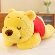 Cute Cartoon New Disney Anime Kawaii Winnie The Pooh Lying Down  Bear Doll Toy Bedside Sleep Pillow Toys For Girl Gifts