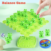 Frog Balance Tree Fun Balancing Board Game Gift Party Games Toys for Kids Parent-child Interaction Adults Tabletop Balance Toy