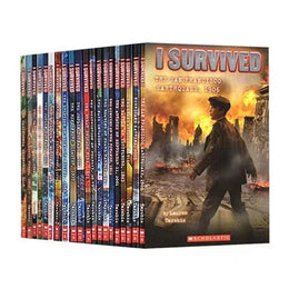 22 Books/Set I Survived English Reading Books Disaster History Survival Novel Escape Guide Children's Science Chapters Books