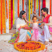 10-100PCS Marigold Garland for Diwali Wedding Decoration Artificial Marigold Flowers for Fiesta Day of The Dead Mexican Party