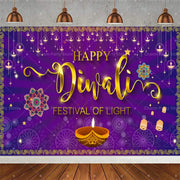 ભારતીય પરંપરાગત હેપ્પી દિવાળી બેકડ્રોપ્સ ફેસ્ટિવલ ઓફ લાઇટ્સ પાર્ટી મ્યુરલ હિન્દુ મીણબત્તી બેકગ્રાઉન્ડ પ્રોપ રૂમ ડેકોર કસ્ટમ સપ્લાય