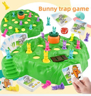 Carrot Rabbit Trap Table Board Defend Game Challenge Parent-Child Family Party Interactive Educational Puzzle Strategy Toy Gift