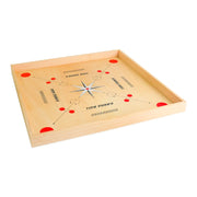 Carrom Board Game Classic Strike And Pocket Table Game With Cue Sticks Home Party Interesting Interactive Strategy Game