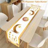 Ramadan Table Runner Eid Mubarak Decor For Home 2025 Tablecloth Islamic Muslim Party Supplies Ramadan Kareem Eid Al-Fitr Gifts