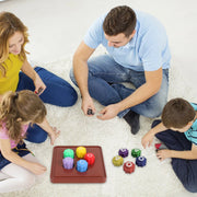 Korean Folk Game Set Children  Hand Eye Coordination Training Stress Relief Toy Gong gi Jack Stone Pebbles Set Family Party Game