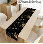 Ramadan Decor Tablecloth EID Mubarak Decor For Home 2025 Ramadan Kareem Islamic Muslim Party Eid Al Adha Gifts Happy Eid Al Fitr
