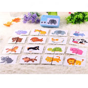 Kids Animal Puzzles for Toddlers 1 2 3 Years Boys Girls Learning Animals Memory Card Matching Game Educational Toys For Children