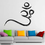 Om Symbol Wall Decal Indian Design Vinyl Stickers Buddhism Symbol Home Interior Design Art Murals Bedroom Decor YD11