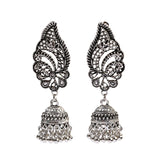 Ethnic Retro Geometric Turkish Jhumka Earrings For Women Indian Jewelry Flower Gold Color Bell Tassel Dangling Earrings