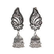 Ethnic Retro Geometric Turkish Jhumka Earrings For Women Indian Jewelry Flower Gold Color Bell Tassel Dangling Earrings