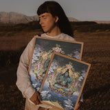 Modern Hindu God Lord Shiva Buddha Portrait Anime Poster Wall for Living Room Bar Wall Sticker Study Home Living Room Decoration