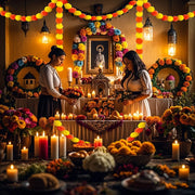 10-100PCS Marigold Garland for Diwali Wedding Decoration Artificial Marigold Flowers for Fiesta Day of The Dead Mexican Party