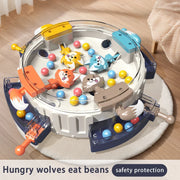 Desktop Game Disk Hungry Wolf Eating Beans Family Interactive Game Challenge Adventure Puzzle