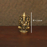 Lord Ganesha Statue Buddha Ornaments Elephant Hindu God Sculpture Figurines Home Office Decoration Buddha Statues