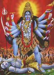 Shiva Parvati Posters Indian Religious Wall Art Canvas Paintings Vishnu Modern Living Room Home Decoration Pictures Frameless