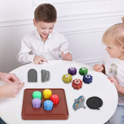 Korean Folk Game Set Children  Hand Eye Coordination Training Stress Relief Toy Gong gi Jack Stone Pebbles Set Family Party Game