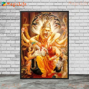 Narasimha Krishna Hinduism Wall Art Canvas Paintings  Indian Religion Posters  Prints for Living Room Decor  Spiritual Wall Pict