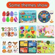 મોન્ટેસરી બેબી શાંત પુસ્તક રમકડાં પ્રારંભિક શિક્ષણ હૂક અને લૂપ સ્ટીકર સેન્સરી ગેમ પેરિશ 3-6 વર્ષનો મારો પહેલો વ્યસ્ત પુસ્તક શીખી રહ્યો છું