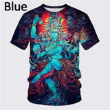 Hindu God Lord Shiva 3D Print T-Shirts Men/Women O-Neck Short Sleeve T shirt Oversized Tees Tops Trend Streetwear Kids Clothing