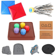Korean Folk Game Set Children  Hand Eye Coordination Training Stress Relief Toy Gong gi Jack Stone Pebbles Set Family Party Game