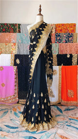 ભારતીય ભારે ઉદ્યોગો ભરતકામ નેઇલ બીડ 6-મીટર મોટી સાડી નેપાળ થાઇલેન્ડ ફેશન વાર્ષિક પરિષદ પ્રવાસન