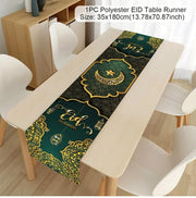 Ramadan Decor Tablecloth EID Mubarak Decor For Home 2025 Ramadan Kareem Islamic Muslim Party Eid Al Adha Gifts Happy Eid Al Fitr