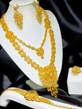 ANIID Brazilian 24K Gold Color Jewelry Sets Wedding Dubai Necklace Earrings For Women Nigerian Indian Bridal Set Party Gifts